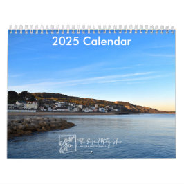 Serene Shores 2025 Kalender met twee pagina's