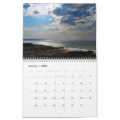 Serene Shores 2025 Kalender met twee pagina's (Jan 2026)