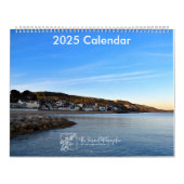 Serene Shores 2025 Kalender twee pagina's groot (Hoes)