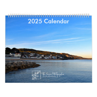 Serene Shores 2025 Kalender twee pagina's groot