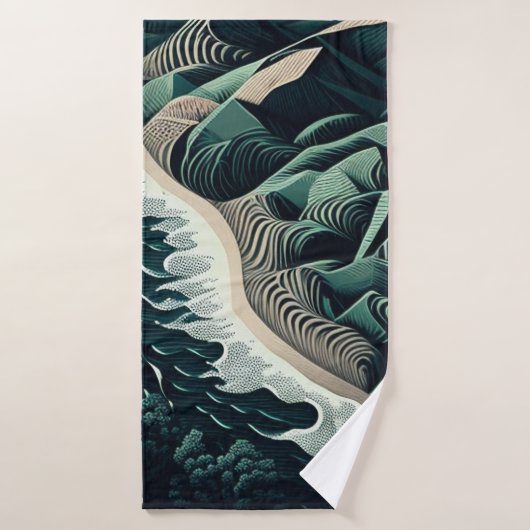 Serene Shores Badhanddoek (Badhanddoek)
