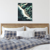 Serene Shores Canvas Afdruk (Insitu (Slaapkamer))
