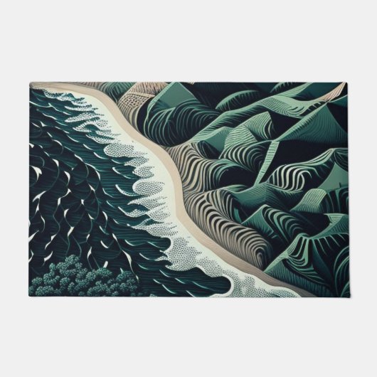 Serene Shores Deurmat (Voorkant)