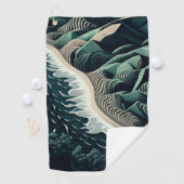 Serene Shores Golfhanddoek (Insitu)