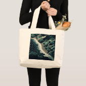 Serene Shores Grote Tote Bag (Voorkant (product))