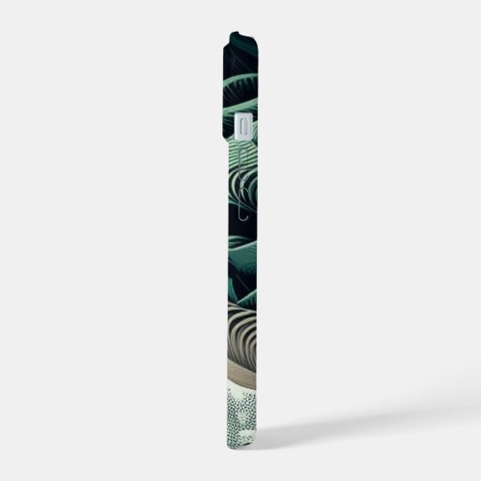 Serene Shores iPhone 15 Case (Linkerkant)