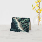 Serene Shores Kaart (Gele Bloem)