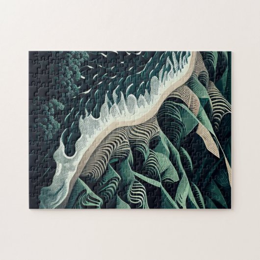 Serene Shores Legpuzzel (Horizontaal)