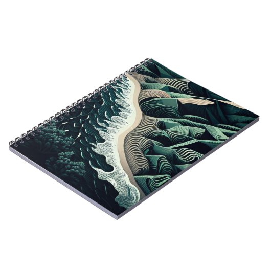 Serene Shores Notitieboek (Linkerzijde)