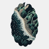 Serene Shores Ornament Kaart (Rechts)