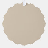 Serene Shores Ornament Kaart (Achterkant)