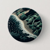 Serene Shores Ronde Button 5,7 Cm (Voorkant)