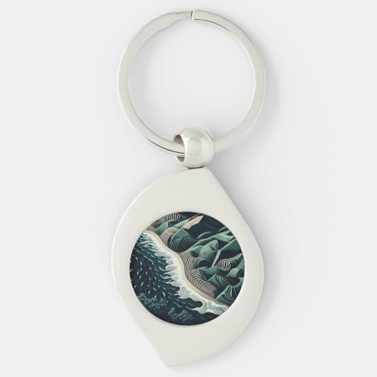 Serene Shores Sleutelhanger (Voorkant)