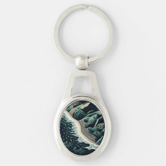 Serene Shores Sleutelhanger (Voorkant)