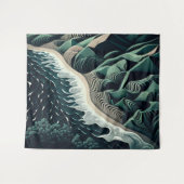 Serene Shores Wandkleed (Voorkant (horizontaal))