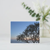 serene silhouet briefkaart (Staand voorkant)