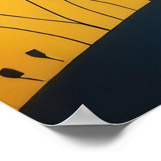 Serene Silhouettes Poster (Hoek)