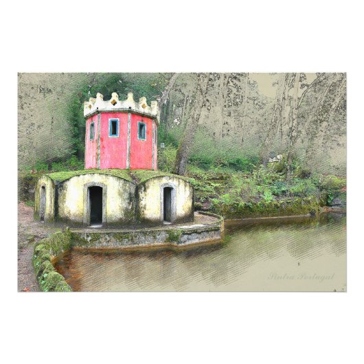 Serene-Sintra Portugal Foto Afdruk (Voorkant)