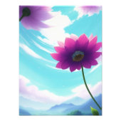 Serene Sky Bloom Foto Afdruk (Voorkant)