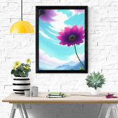 Serene Sky Bloom Foto Afdruk