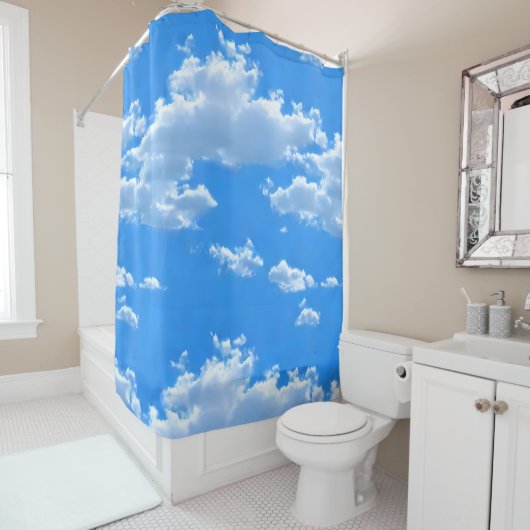 Serene Sky douchegordijn (In situ)