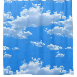 Serene Sky Douchemateriaal Douchegordijn