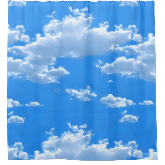 Serene Sky Douchemateriaal Douchegordijn (Voorkant)