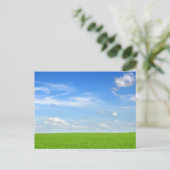 Serene Sky Meadow Ansichtkaart Briefkaart (Staand voorkant)