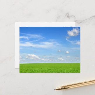 Serene Sky Meadow Ansichtkaart Briefkaart