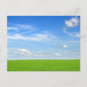 Serene Sky Meadow Ansichtkaart Briefkaart (Voorkant)