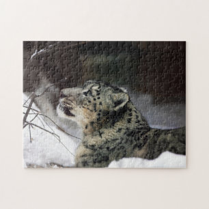 Serene Snow Leopard Legpuzzel