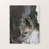 Serene Snow Leopard Legpuzzel (Verticaal)