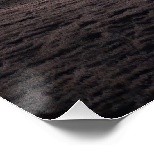 Serene Solitude: Winter Sunrise Lone Tree - Minima Perfect Poster (Hoek)