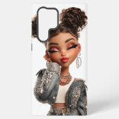 Serene Sparkle Muse Samsung Galaxy Hoesje (Achterkant)