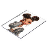 Serene Sparkle Muse Spiraal Foto Notitieboek (Linkerzijde)