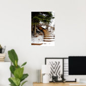 Serene Stairway Poster (Thuiskantoor)