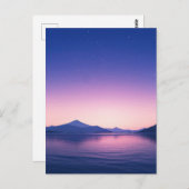 Serene Starry Night Mountain Lake Briefkaart (Voorkant / Achterkant)
