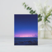 Serene Starry Night Sea Horizon Briefkaart (Staand voorkant)