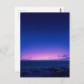 Serene Starry Night Sea Horizon Briefkaart (Voorkant / Achterkant)