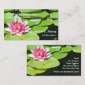 Serene Sterkte/Roze Pond Lotus Visitekaartje (Voorkant / Achterkant)