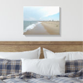 Serene strandtafereel in de middag canvas afdruk (Insitu (Slaapkamer))