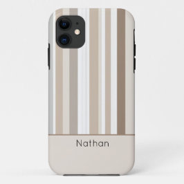 Serene strepen minimalistisch Case-Mate iPhone case