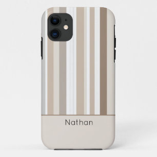 Serene strepen minimalistisch Case-Mate iPhone case
