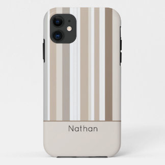 Serene strepen minimalistisch Case-Mate iPhone case