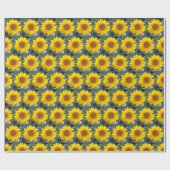 Serene Sunflower Cadeaupapier (Vlak)