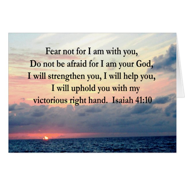 SERENE SUNRISE ISAIAH 41:10 (Voorkant Horizontaal)