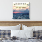 SERENE SUNRISE ISAIAH 41:10 CANVAS AFDRUK (Insitu (Slaapkamer))