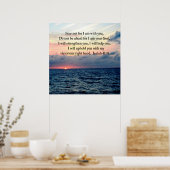 SERENE SUNRISE ISAIAH 41:10 POSTER (Keuken)