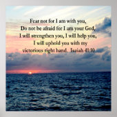 SERENE SUNRISE ISAIAH 41:10 POSTER (Voorkant)