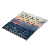 SERENE SUNRISE ISAIAH 41:10 TEGELTJE (Zijkant)